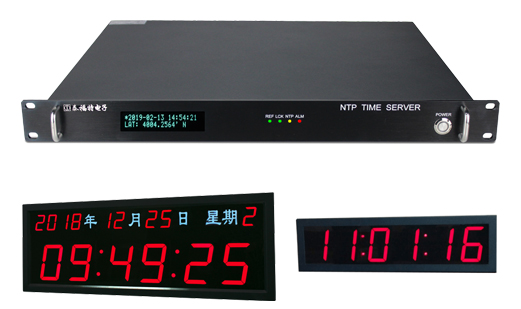 HJ210NTP時間服務器+LED數(shù)字子鐘 HJ210NTP時間服務器+LED數(shù)字子鐘